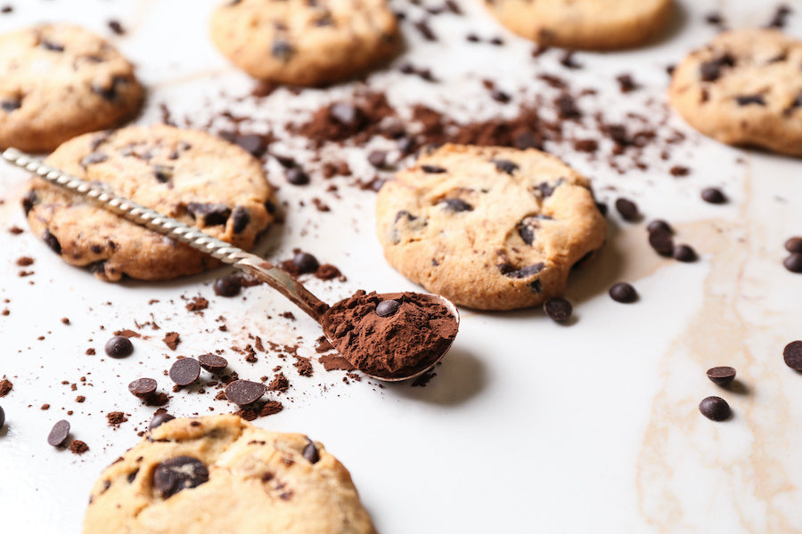 Salted Caramel Chocolate Protein Cookies