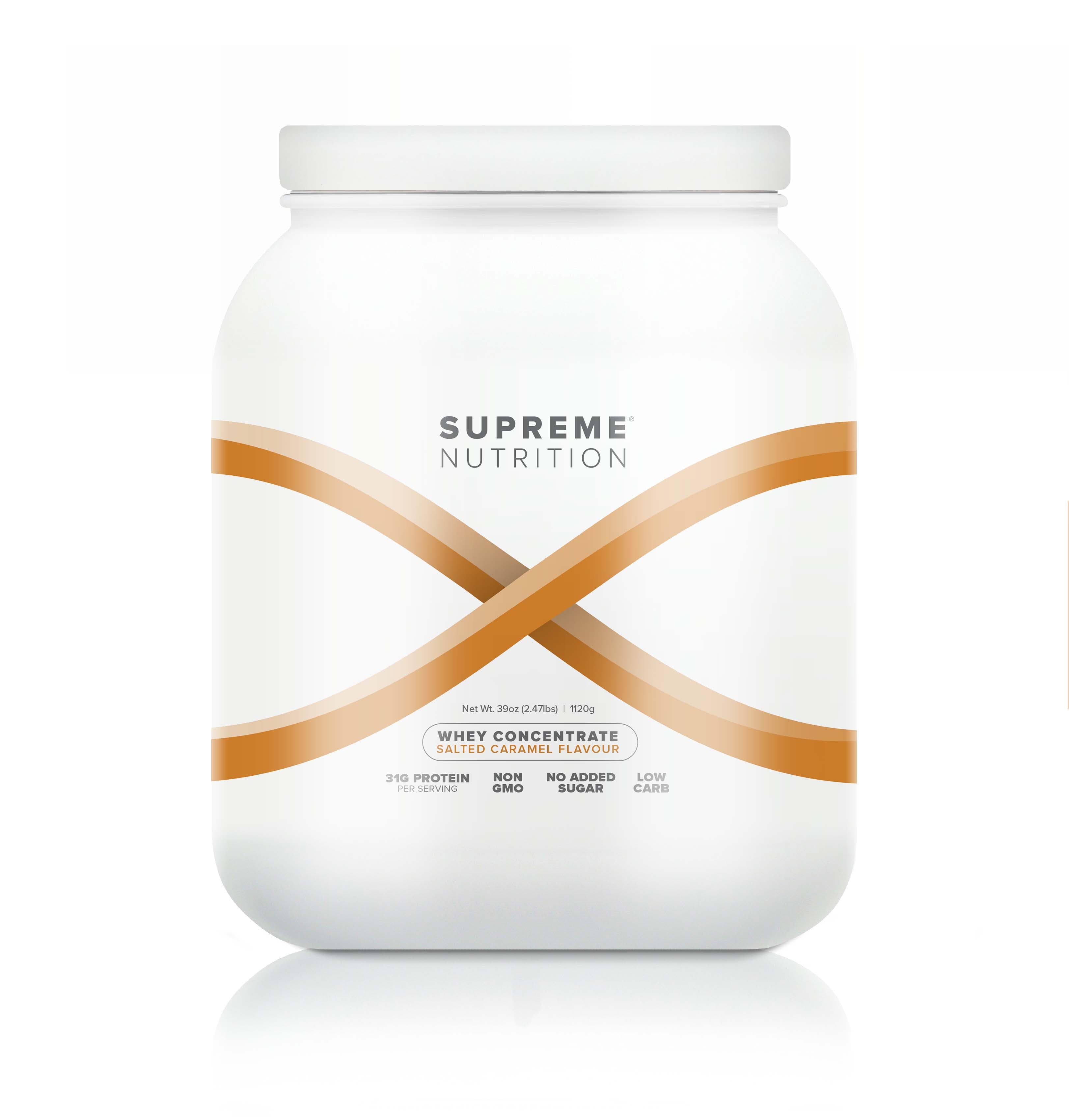 Supreme Whey Concentrate Protein - Salted Caramel